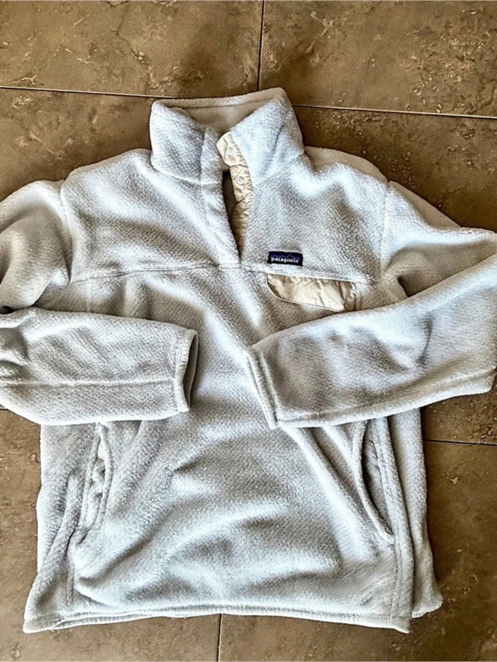 Patagonia Lightweight Synchilla Snap-T Pullover Women's White